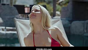 lesbian outdoor craving scene 2 big tits blonde brunette muff dives to orgasm