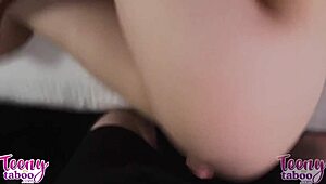 nicole auclaire and seth brogan dive into taboo heat with creampie and pussy play