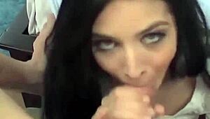 I can't believe how good sucking this monster cock feels with massive cumshot finish