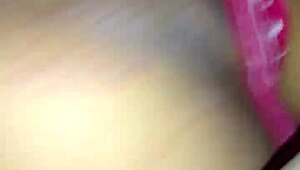 ebony takes big black cock with lots of pussy farting action