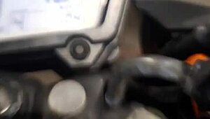 he stops his bike in the alley and pumps cum straight into her wet pussy right there, you hot slut.