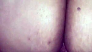 thick ebony goddess BOUNCES big black cock reverse cowgirl homemade