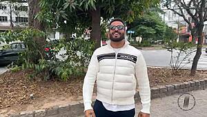 trailer shows pink pussy soaking in white tub, ready for rough anal creampie action