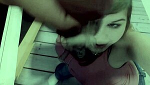 Hey avril97 i stroke my black cock and blast cumshot all over your argentinian face