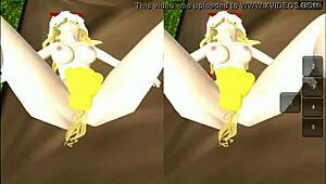wanna dive into mmd vr game with yukari's monster fantasy boobs and pussy action?