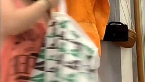 this 23-year-old spanish girl accidentally flashes her skirt in public voyeur clip