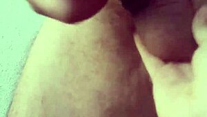 She plays with my cock drool films whole jerk off cum bath