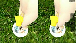 wanna dive into mmd vr game with yukari's monster fantasy boobs and pussy action?