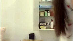 this 23-year-old spanish girl accidentally flashes her skirt in public voyeur clip