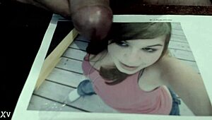 Hey avril97 i stroke my black cock and blast cumshot all over your argentinian face