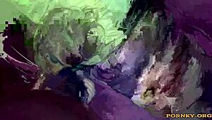 cherishing her perfect curves on webcam close-up