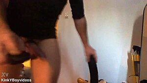 my ass hungers for that huge dildo - homemade solo toy update 2024