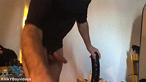 my ass hungers for that huge dildo - homemade solo toy update 2024