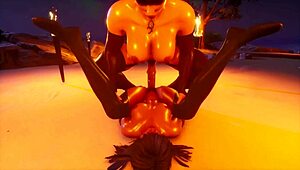 futa succubus pounds young witch pussy doggystyle in 3d ritual cumshot!!