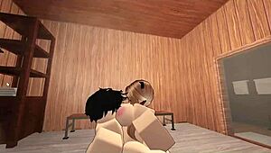 Roblox E-Kitten Takes Brutal Maledom Fucking Domination