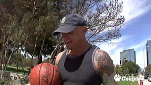 mexican milf laurie vargas chokes on cock before hairy pussy and ass hardcore fucking cumshot