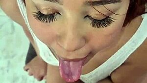 bent over big tits latina keilimar fucked hard all over the house!