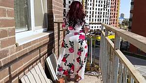 stepmom it was cold outside stepson invites you in to warm up your big tits!