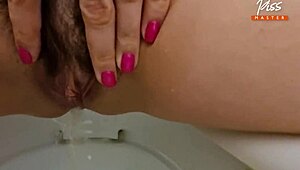 watch this wild PISSING COMPILATION golden rain femdom milf showering shaved pussies outdoors!!