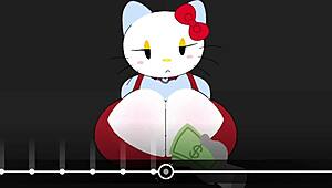 ohh hello kittyyy ughh gets her big ass banged hard by monster cock!!