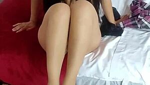 young latina brunette panties off for hotel hard anal sex