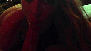 Girlfriend's deepthroat blowjob on cock drives me wild.