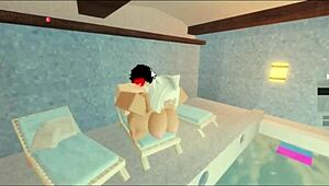 Pool encounter turns into wild subscriber sex with big cock riding