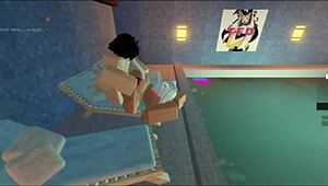 Pool encounter turns into wild subscriber sex with big cock riding