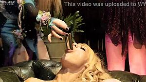 WATCH DRESSED LESBIAN FAIRIES LOU LOU CINDY BEHR AND CHARLEY ATWELL LICK PUSSY!