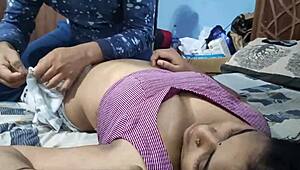 Sister-In-Law's Tight Saree Tempts Naughty Devar Into Wild Fucking