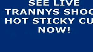 Ladyboy dă jet masiv de spermă în explozie