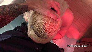 fake cop pulls over big tits amateur for hardcore office anal pounding 😈🍑