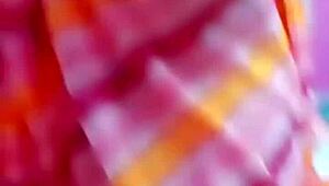 indian aunty dances hot showing off her tempting boobs