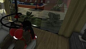 Devil prostitute takes massive black monster cock on sofa pounding her wet pussy until squirting wildly