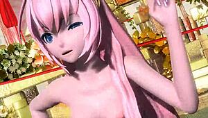 Megurine Luka's Massive Tits And Juicy Pussy Exposed In Full Nude Mod!