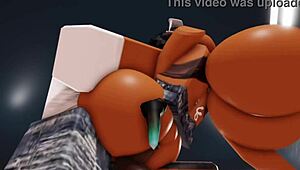 damn she lost bet and took all 4 bbc cocks!!