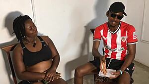 Top Nigerian model bares huge ass during bold casting interview