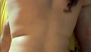 Watch me fuck my big ass wife doggystyle while she deepthroats stranger