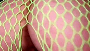 Nadia Diamo's Petite Latina Ass Twerking In Sexy Fishnet Bodysuit Slow Motion Compilation