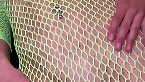 Nadia Diamo's Petite Latina Ass Twerking In Sexy Fishnet Bodysuit Slow Motion Compilation