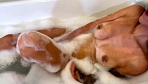 stepmom catches stepson jerking off barefoot in bathroom underwear handjob blowjob