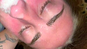 EXTREME FACEFUCK Makes Her Gag on Cock for Massive Throatpie Cum Explosion