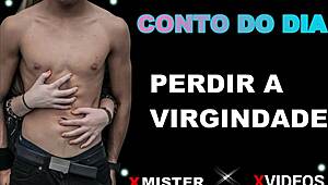 Brazilian amateur loses her virginity in erotic solo scene