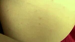 brunette with huge ass takes double anal dap mmf from big cocks