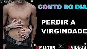 Brazilian amateur loses her virginity in erotic solo scene