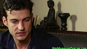 sexy teen masseuse in heels glasses sucks monster cock jizz