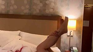 hot redhead teacher hooks up spontaneously in hotel part 3