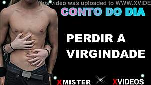 Brazilian amateur loses her virginity in erotic solo scene