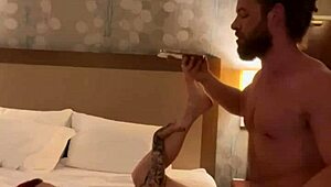 hot redhead teacher hooks up spontaneously in hotel part 3