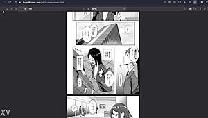 Hej, ona konečně zvládla vymáčknout jeho čurák na plný výstřik